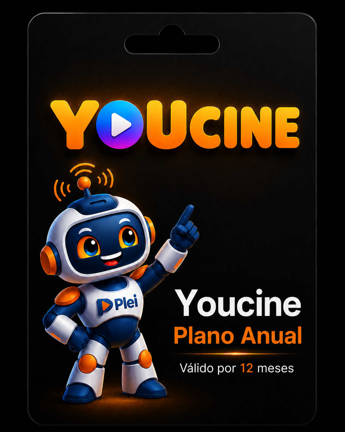 Youcine Plano Anual — válido por 365 dias