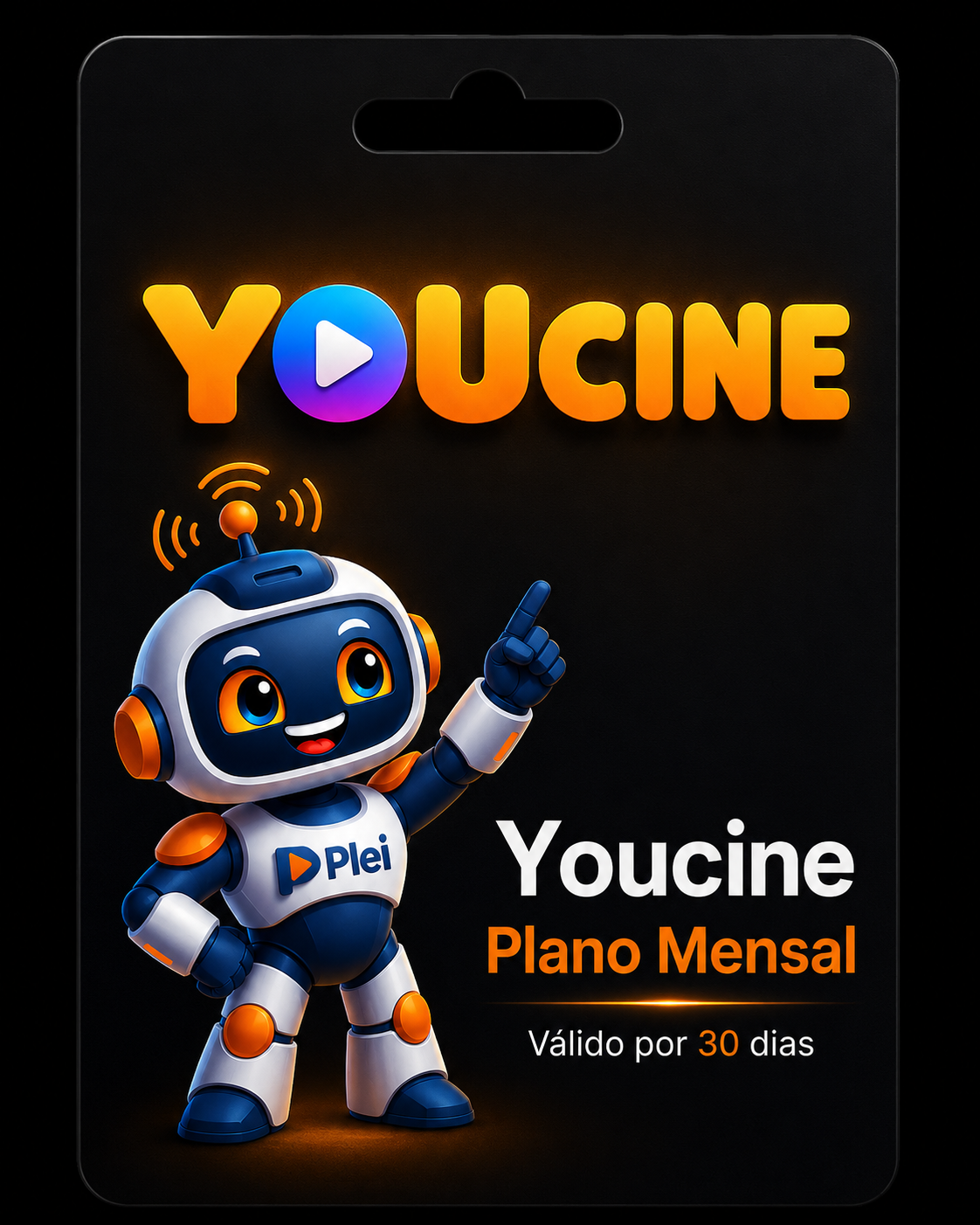 Youcine Plano Mensal — válido por 30 dias